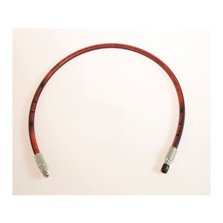 Alliance Rubber Ryco Hydraulic Hose Assembly, 1/4 In. x 24 In. 5000PSI MNPTxFJIC, Synthetic Rubber T5004D-024-20902040-0407